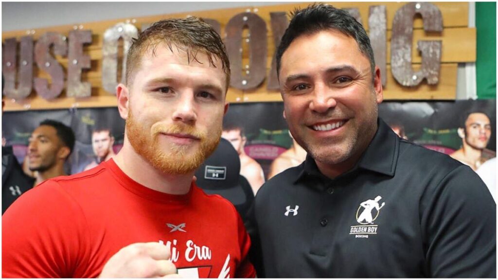 La rivalidad de Oscar de la Hoya y Canelo Álvarez | Twitter: @OscarDeLaHoya