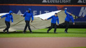 Inundaciones en Nueva York posponen partido entre Mets y Phillies; habrá doble cartelera el sábado