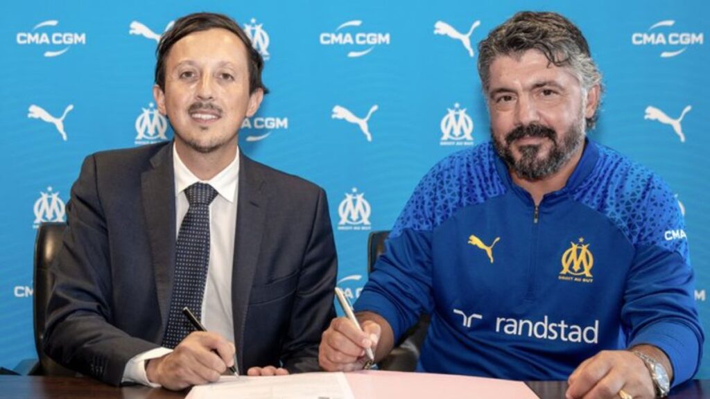 Gattuso, nuevo entrenador del Marsella en medio de la crisis