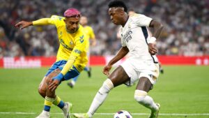 Real Madrid se recupera con victoria sobre Las Palmas en el regreso de Vinicius