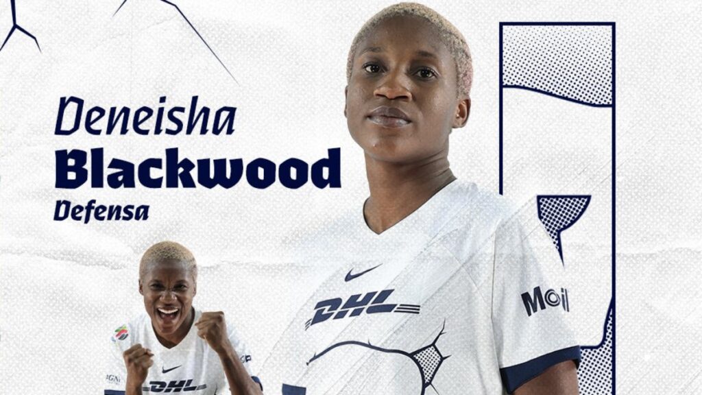 Deneisha Blackwood llega a @PumasMXFemenil