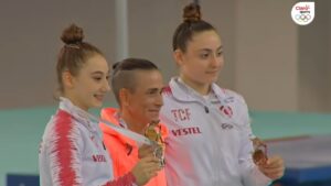 ¡Leyenda! Oksana Chusovitina gana oro a sus 48 años en la Copa del Mundo de Gimnasia Artística