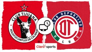 Tijuana vs Toluca en vivo: Horario y dónde ver por TV el partido de la jornada 8 de Liga MX