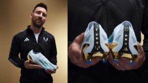 Messi lanza sus tenis 'Las estrellas', un homenaje al título de Argentina en Qatar 2023