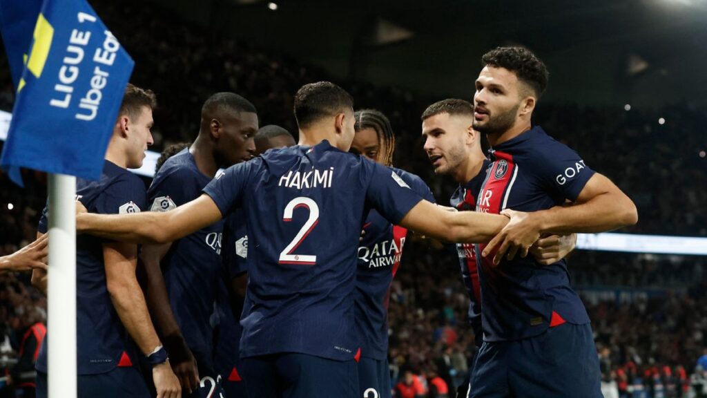 PSG golea al Marsella en el clásico pero pierde a Mbappé por lesión