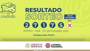 Resultados Tris 17 de septiembre: ganadores y combinación con premio