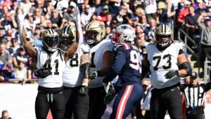 Los Saints blanquean y aplastan a los Patriots, que sientan a Mac Jones