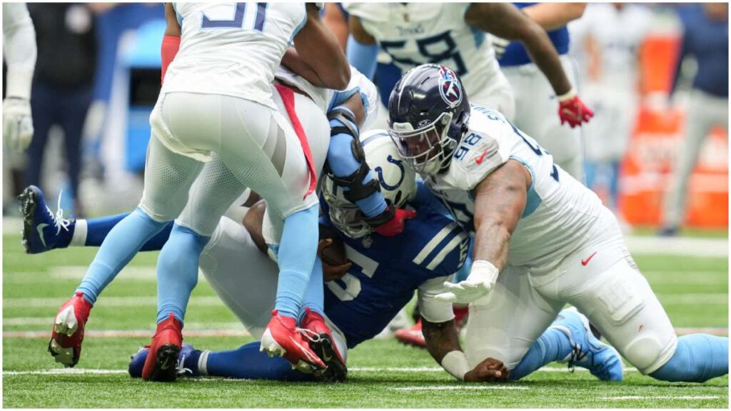 Anthony Richardson sufre una lesión | Reuters; Tauxe-USA TODAY Sports