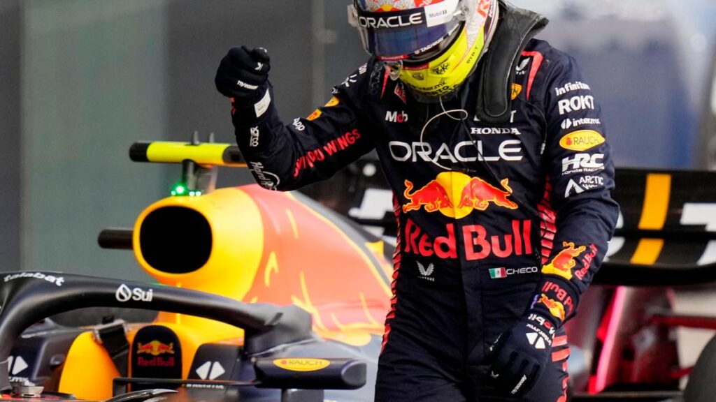 Sergio 'Checo' Pérez tendrá que largar desde el pitlane del Circuito de Lusail del Gran Premio de Qatar por su choque con Hulkenberg.
