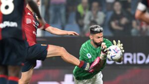 ¡La locura por Giroud continúa! Es elegido portero de la jornada en la Serie A
