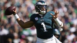 Los Eagles vencen en tiempo extra a los Commanders