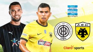 OFI Creta vs AEK Atenas en vivo online duelo de la jornada 7 de la Super Liga de Grecia