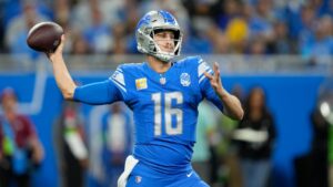 Lions apalea a Panthers con tres pases de touchdown de Jared Goff