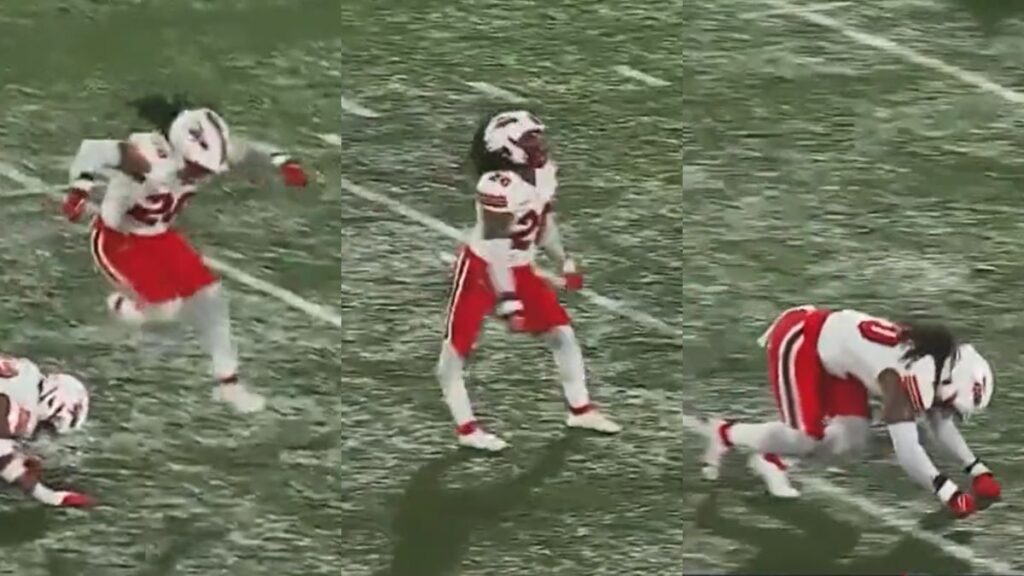 ¡Qué dolor! Jugador de la NCAA sufre terrible caída mientras celebra un tackle