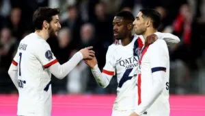 Dembélé entra para sentenciar al Rennes con un doblete y el PSG pone la mente en Liverpool